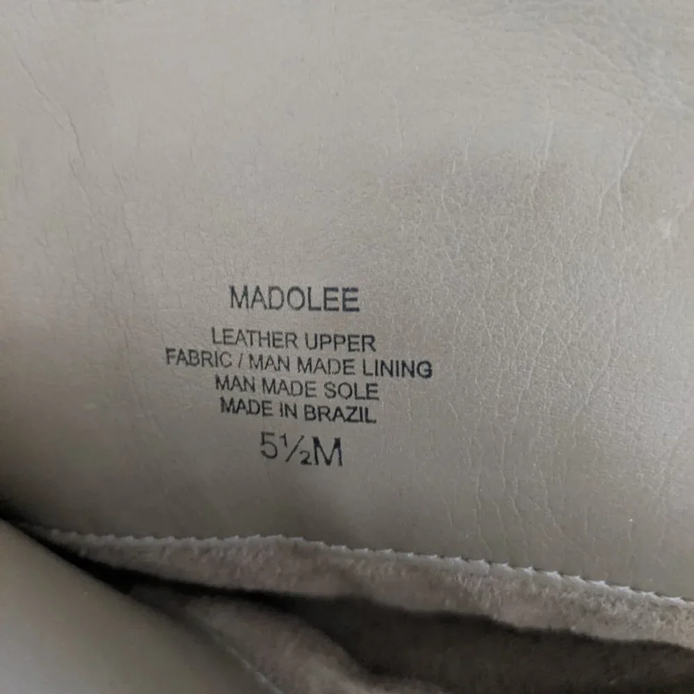 Vince Camuto Madolee Over The Knee Taupe Suede Leather Boots Women's Sz. 5.5 - Picture 7 of 9